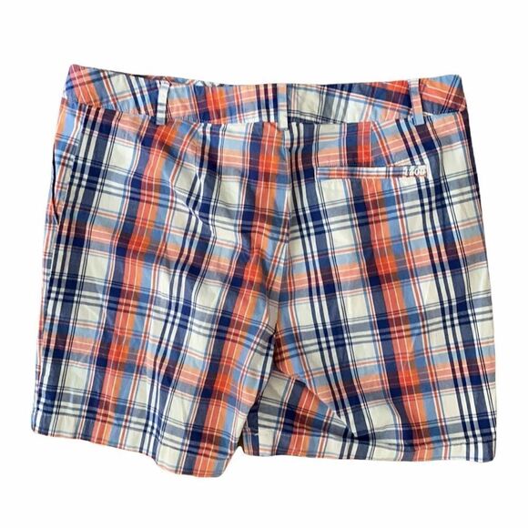 Plaid Bermuda Golf Shorts Size 8 - Picture 1 of 4